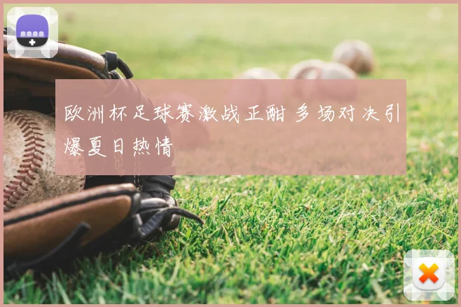 欧洲杯足球赛激战正酣 多场对决引爆夏日热情