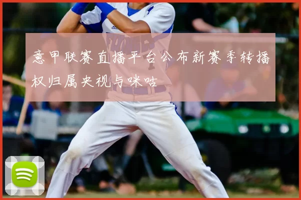 意甲联赛直播平台公布新赛季转播权归属央视与咪咕